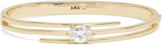 Melinda Maria Shes on Point Lasso Cuff in Gold-White at Nordstrom, Size Medium