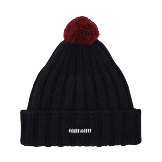 Miu Miu Gorro de Cachemira - Accessories - Mujer - Azul - M