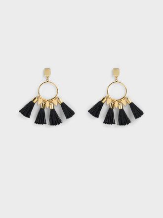Charles & Keith Orelia Tassel Drop Earrings
