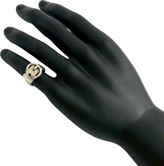 Herm&egrave;s Silver Silver 925 Band Ring (Pre-Owned)