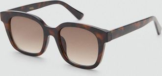 Mango Occhiali da sole montatura quadrata cioccolato - Donna - Taglia unica - MANGO