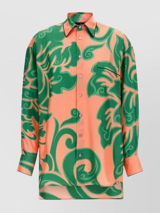 Etro silk floral-print shirt
