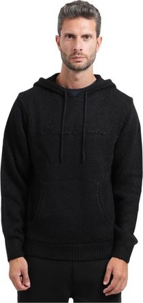 Guess Heren, Sweatshirts & Hoodies, Zwart, Maat: M