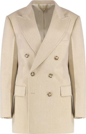 Victoria Beckham Dubbelzijdige gebreide jas