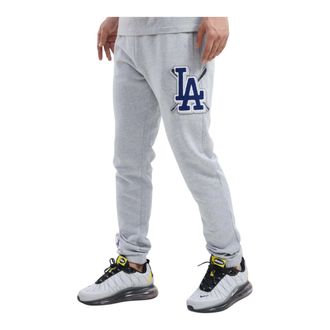 Pro Standard Pro Standard Los Angeles Dodgers Mash Up Logo Sweatpants in Heather Grey Men