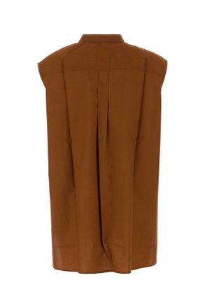 SOEUR Womens Brick Cotton Colette Shirt Terrebattue Exterior: Camicie