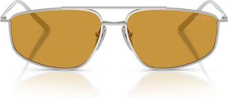 Prada Sunglasses Prc51 S 1 Bc50 P Silver/Dark Honey Women