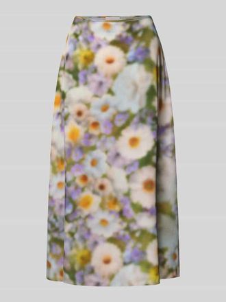 Armedangels Armedangels Ausgestellter Midi-Rock aus Lyocell-Viskose-Mix in Flieder, Gr&ouml;&szlig;e XS