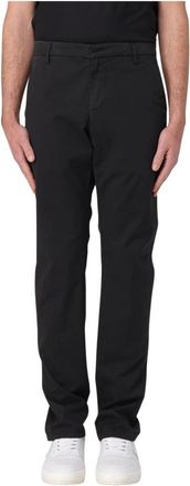 Dondup Broeken, Heren, Zwart, W29, Katoen, Slim Fit Gaubert Broek