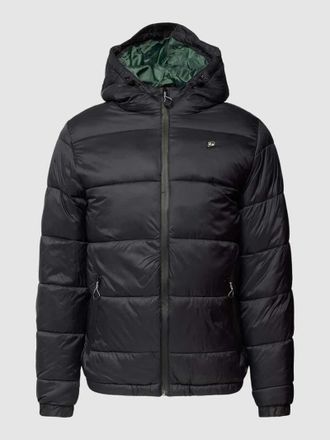 Blend Steppjacke mit Label-Detail in Black, Gr&ouml;&szlig;e L