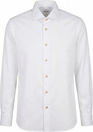 Kiton Formal Shirts - Heren - Zakelijke Overhemden - Wit - L - Overhemden