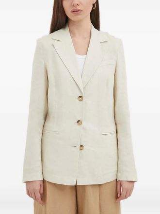 Benetton Blazer in lino - Toni neutri