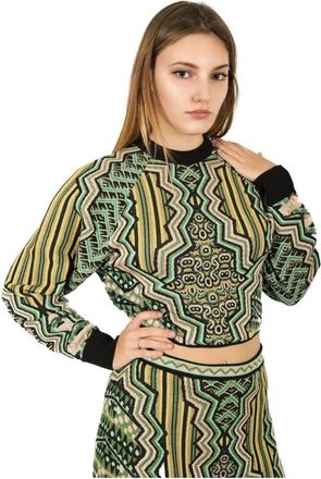 M Missoni Blouses - Dames - Blouses - Groen - S - Katoen - Overhemden