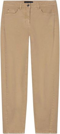 Luisa Cerano Straight Jeans - Dames - Regular Fit Jeans - Bruin - S - Katoen - Jeans