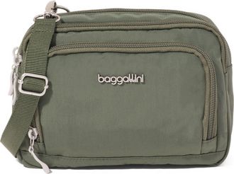 Baggallini Triple Zip Small Convertible Crossbody Bag