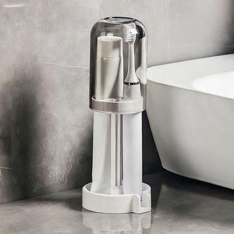 OEM Juego De 2 Soportes Para Cepillos De Dientes Para Ba&ntilde;o - Organizador De Cepillos De Dientes Para Encimera