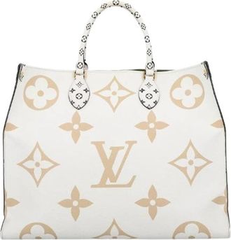 Louis Vuitton Pre-owned On The Go GM Shopper - Dames - Vintage Shopper - Beige - ONE Size - Vintage