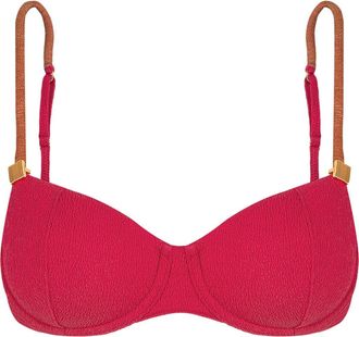 Vix Firenze Aika Mel Bikini Top in Red at Nordstrom Rack, Size Small