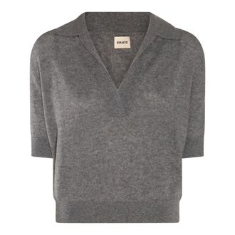 Khaite T-Shirts And Polos Warm Grey