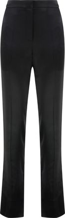 Elisabetta Franchi Trousers In Satin With Pockets