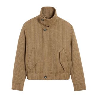Ami Bomber Jackets, male, Beige, Size: XL Harrington Jacket