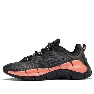 Reebok Zig Kinetica 2 Black Orange Flare FX9349