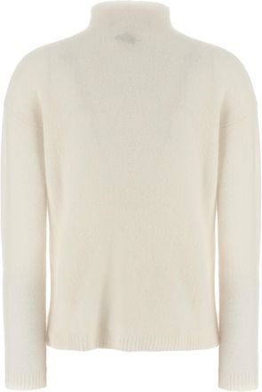 Max Mara Womens White Cashmere Cardigan Clothing