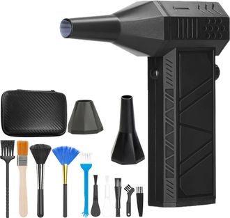 OEM Mini Ventilador El&eacute;ctrico Colector De Polvo Para Acampar Al Aire Libre, 130.000 Rpm, Para Coche, Sala De Estar, Dormitorio, Oficina