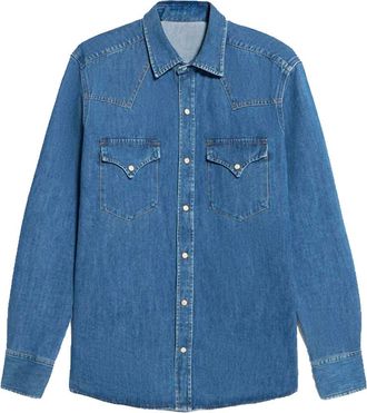 Fortela Texan Denim Shirt in D310 at Nordstrom, Size X-Large