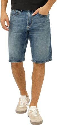 Silver Jeans Co Zac Relaxed Fit Denim Shorts in Porto at Nordstrom, Size 30