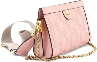 Gucci GG GG Matelasse Leather Small shoulder bag - Rosa