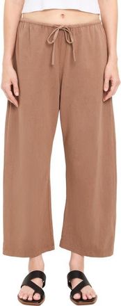 Michael Stars Liana Tie Waist Barrel Leg Pants in Quicksand at Nordstrom, Size X-Small