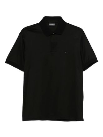 Emporio Armani black polo shirt - Zwart