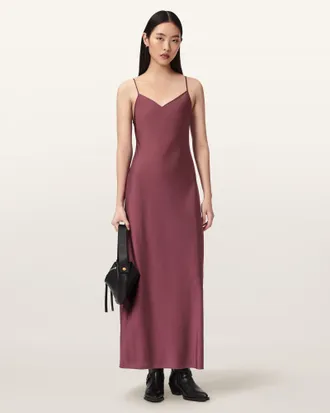 AllSaints Bryony Maxi Slip Dress