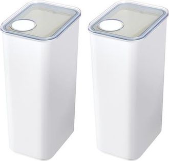 iDesign Extra Large Canister with Removable Pour Cap - Set of 2 - White at Nordstrom