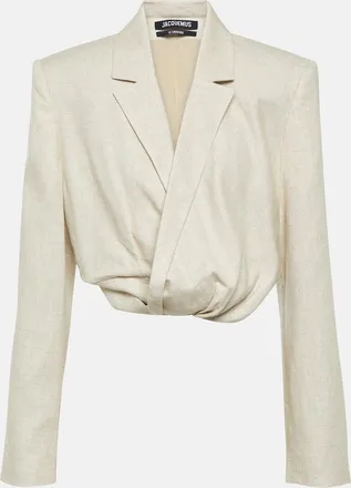 Jacquemus La Veste Bahia Courte cropped blazer