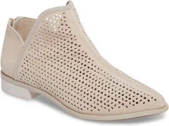Kelsi Dagger Alley Perforated Bootie in Wheat at Nordstrom, Size 7.5