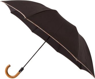 Paul Smith Stijlvolle paraplu voor regenachtige dagen - Heren - Paraplus - Zwart - ONE Size - Polyester - Accessoires