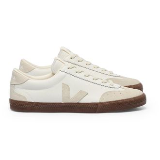 Veja Womens Volley Leather Shoes White 40 EU