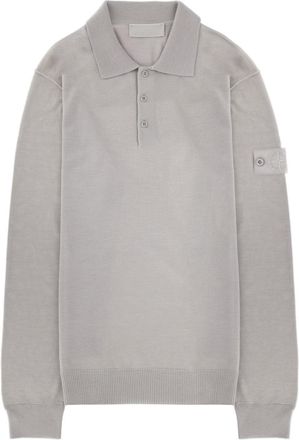 Stone Island Poloshirt mit Logo-Aufn&auml;her