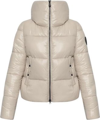 Save The Duck Rainy Beige Isla Lichtgewicht Jas - Dames - Winterjassen - Beige - S - Leer - Jassen