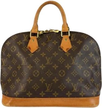 Louis Vuitton Pre-owned Handbags, female, Brown, Size: ONE SIZE Pre-owned Alma Monogram Handbag
