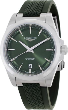 Longines Conquest Automatic Green Dial Watch L37204029