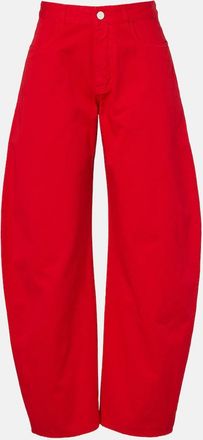 Alaia Ala&iuml;a Barrel-leg jeans