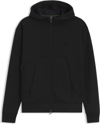 BOSS Porsche x relaxed-fit zip-up hoodie with logo