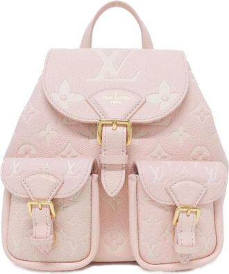Louis Vuitton Pink Leather Backpack (Pre-Owned)