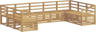vidaXL Juegos De Sof&aacute;s Madera De Acacia S&oacute;lida Vidaxl