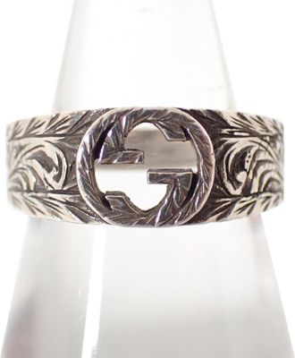 Gucci Silver Sterling Silver 925 Band Ring (Pre-Owned)