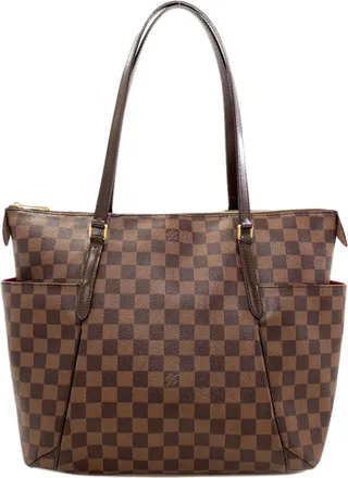 Louis Vuitton Damier Canvas Ebene Damier Canvas Tote Bag (Pre-Owned)