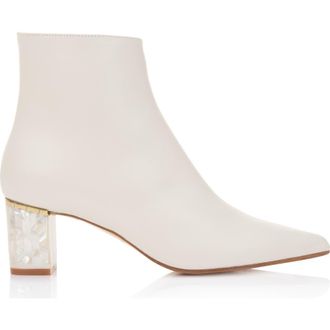 Freya Rose June White Pearl Heel Ankle Boots at Nordstrom, Size 38